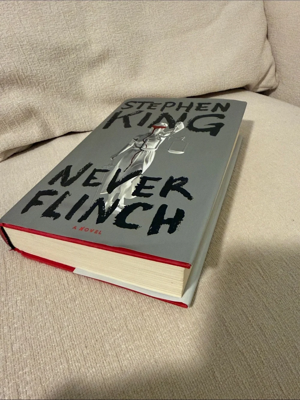 Stephen King Never Flinch Hardcover - Silver